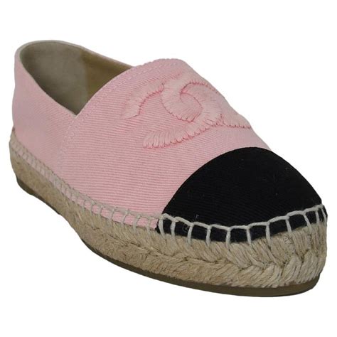 chanel shoes espadrilles pink|chanel espadrilles denim.